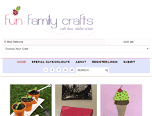 Tablet Screenshot of funfamilycrafts.com